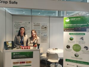 Maria and Elena on the CROPSAFE stand at EUBCE