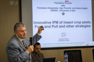 Francesco Porcelli presenting at the CROPSAFE IPM seminar