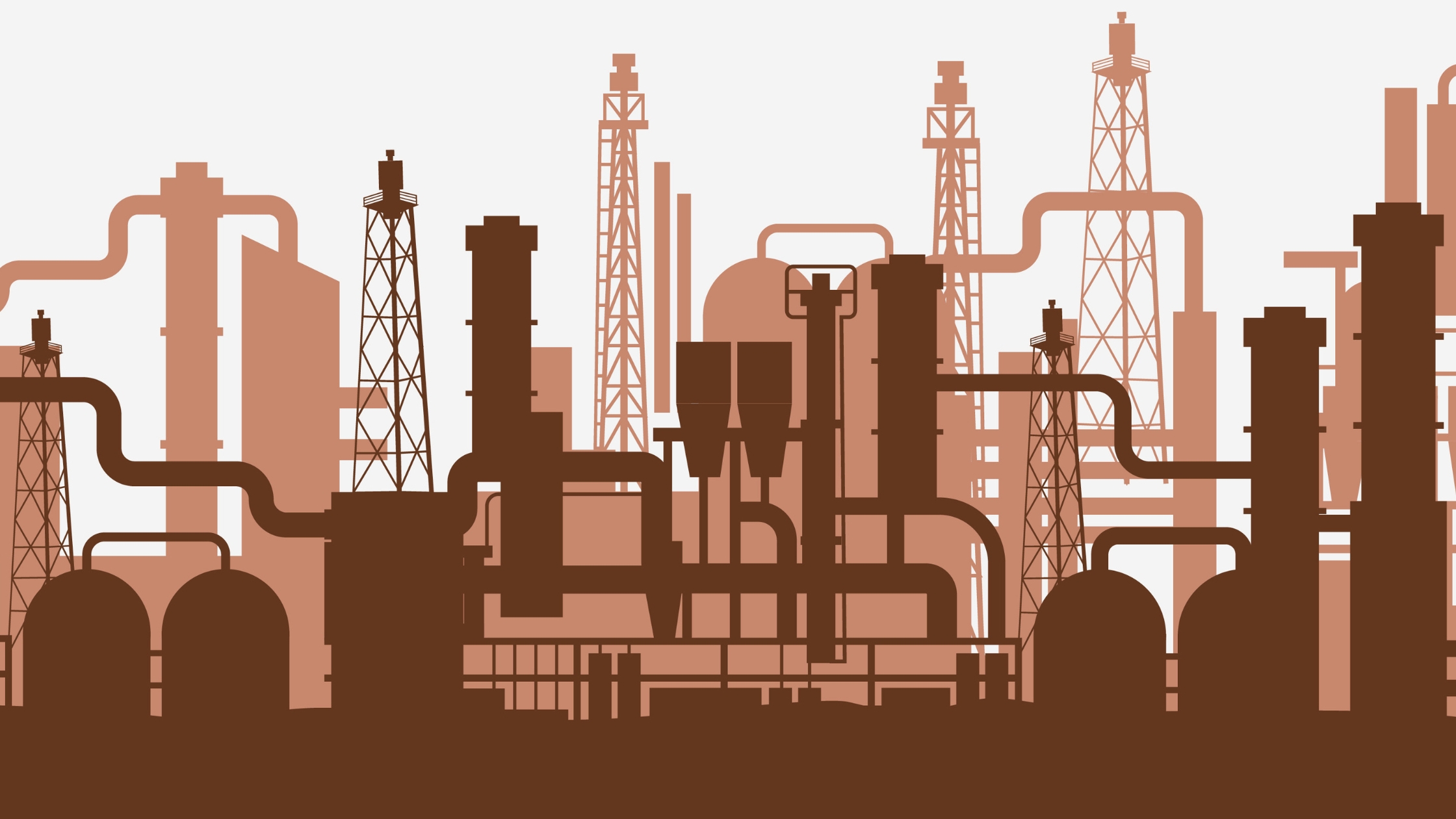 biorefinery graphic in natural shades